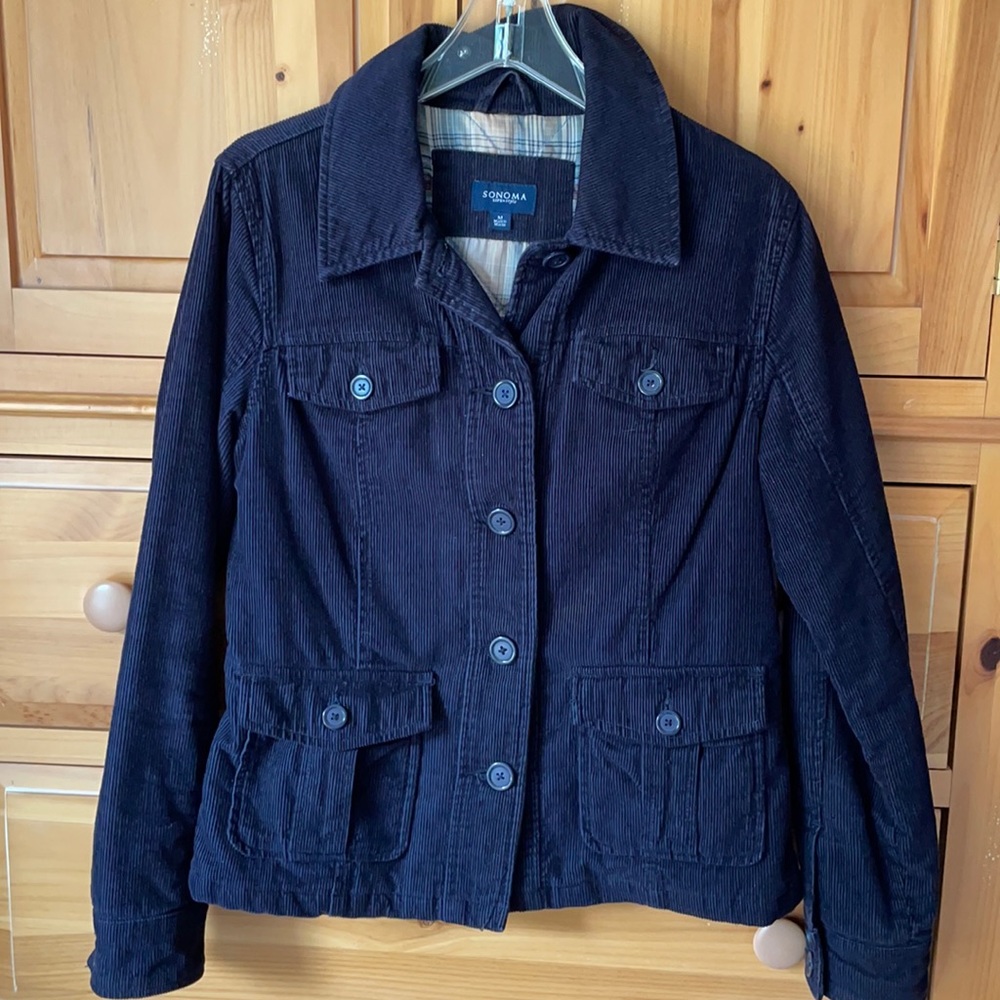 Sonoma navy blue corduroy jacket